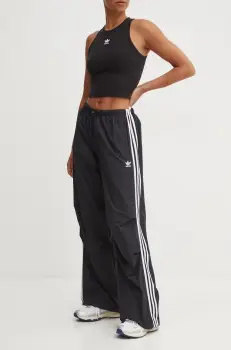 adidas Originals pantaloni Adicolor femei, culoarea negru, modelator, IY7251 imagine