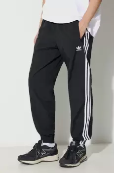adidas Originals pantaloni Adicolor Woven Firebird Track Top barbati, culoarea negru, modelator, IT2501 imagine