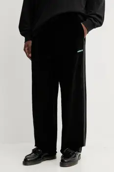 adidas Originals pantaloni de catifea cord Cord Pant culoarea negru, drept, JX3107 imagine