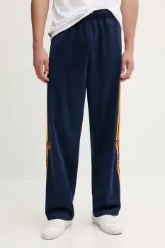 adidas Originals pantaloni de trening Adibreak culoarea bleumarin, cu imprimeu, KD6663 imagine