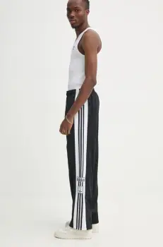 adidas Originals pantaloni de trening Adibreak culoarea negru, cu imprimeu, JD4267 imagine