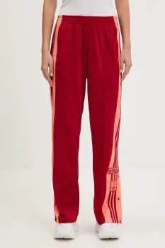 adidas Originals pantaloni de trening Adibreak culoarea rosu, cu imprimeu, JP2305 imagine