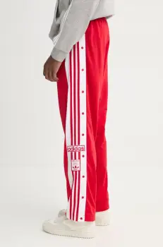 adidas Originals pantaloni de trening Adibreak culoarea rosu, cu imprimeu, JP3765 imagine