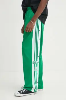 adidas Originals pantaloni de trening Adibreak culoarea verde, cu imprimeu, JP3762 imagine