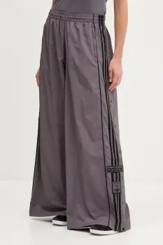 adidas Originals pantaloni de trening Adibreak Os Tp culoarea violet, cu imprimeu, JV7487 imagine