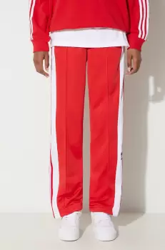 adidas Originals pantaloni de trening Adibreak Pant culoarea rosu, cu model IP0620 imagine