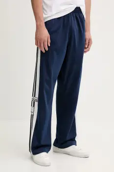 adidas Originals pantaloni de trening Adibreak Tp culoarea bleumarin, cu imprimeu, JY1300 imagine