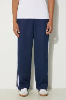 adidas Originals pantaloni de trening Adicolor Baggy Fit Firebird Pant culoarea albastru marin, cu imprimeu, IZ2466 imagine