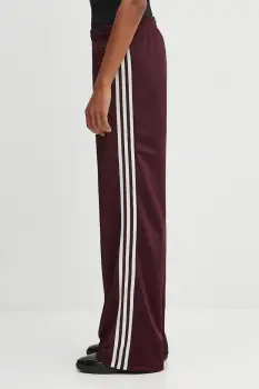 adidas Originals pantaloni de trening Adicolor Classic Firebird Loose culoarea bordo, uni, KA7743 imagine