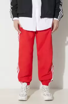 adidas Originals pantaloni de trening Adicolor Woven Firebird Track Top culoarea rosu, cu imprimeu, IT2498 imagine
