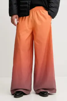 adidas Originals pantaloni de trening Adilenium culoarea portocaliu, cu imprimeu, JW7260 imagine