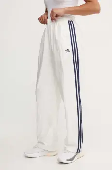 adidas Originals pantaloni de trening culoarea bej, modelator, IS2354 imagine