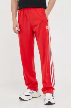 adidas Originals pantaloni de trening culoarea rosu, modelator imagine
