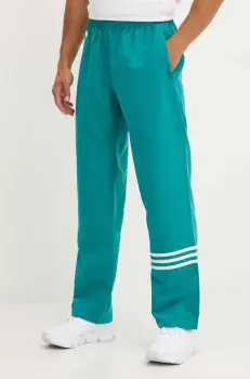 adidas Originals pantaloni de trening culoarea turcoaz, cu imprimeu, JF9159 imagine