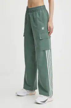 adidas Originals pantaloni de trening culoarea verde, cu imprimeu, IZ0716 imagine