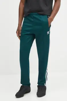 adidas Originals pantaloni de trening Denim TP culoarea verde, cu imprimeu, JY1275 imagine