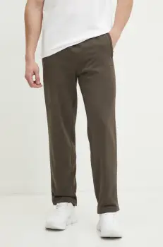 adidas Originals pantaloni de trening din bumbac Essential culoarea verde, neted, JD3318 imagine