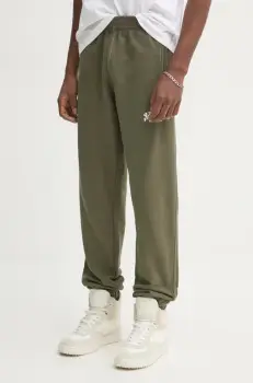 adidas Originals pantaloni de trening din bumbac Wabash culoarea verde, cu imprimeu, JP4486 imagine