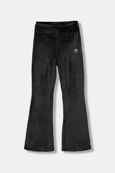 adidas Originals pantaloni de trening din velur pentru copii culoarea negru, uni, JX2840 imagine