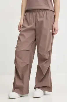 adidas Originals pantaloni de trening Essential culoarea maro, neted, JD0783 imagine