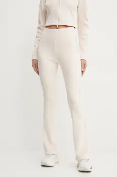 adidas Originals pantaloni de trening Femme Galore Rib Flared Legging culoarea roz, cu imprimeu, JN3023 imagine