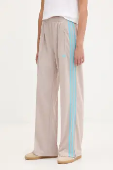 adidas Originals pantaloni de trening Firebird culoarea bej, cu imprimeu, JY2691 imagine