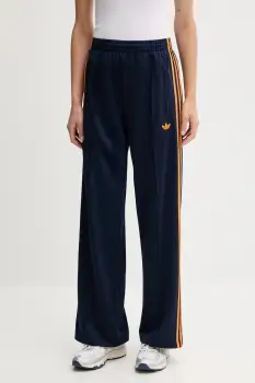 adidas Originals pantaloni de trening Firebird culoarea bleumarin, cu imprimeu, JW1229 imagine