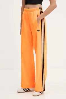 adidas Originals pantaloni de trening Firebird culoarea portocaliu, cu imprimeu, JY2694 imagine