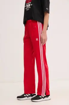 adidas Originals pantaloni de trening Firebird culoarea rosu, cu imprimeu, IR8081 imagine