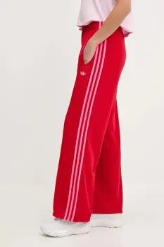 adidas Originals pantaloni de trening Firebird culoarea rosu, cu imprimeu, JW1225 imagine