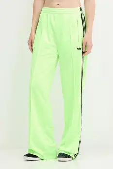 adidas Originals pantaloni de trening Firebird culoarea verde, cu imprimeu, JW1228 imagine