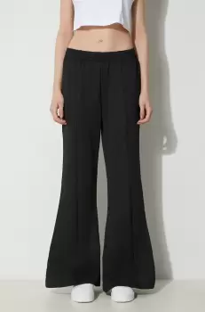 adidas Originals pantaloni de trening Flared culoarea negru, neted, IT9240 imagine