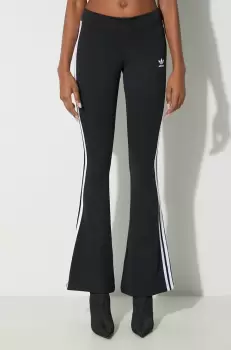 adidas Originals pantaloni de trening Flared Leggings culoarea negru, cu imprimeu, IN1100 imagine