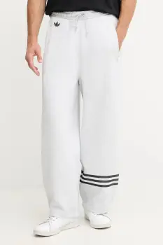 adidas Originals pantaloni de trening Neuclassics culoarea gri, cu imprimeu, JW5443 imagine