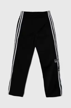 adidas Originals pantaloni de trening pentru copii ADI BREAK P culoarea negru, cu imprimeu, IY9773 imagine