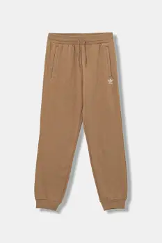adidas Originals pantaloni de trening pentru copii culoarea bej, uni, JX2753 imagine