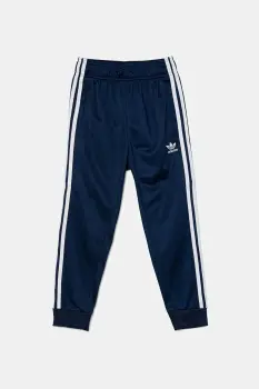 adidas Originals pantaloni de trening pentru copii culoarea bleumarin, cu imprimeu, JV8567 imagine