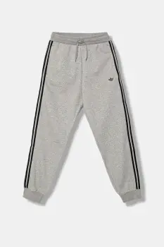 adidas Originals pantaloni de trening pentru copii culoarea gri, melanj, JW1090 imagine