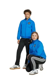 adidas Originals pantaloni de trening pentru copii culoarea negru, cu imprimeu, JV7677 imagine