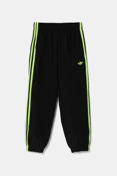 adidas Originals pantaloni de trening pentru copii culoarea negru, cu imprimeu, JV7794 imagine