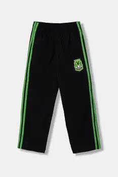 adidas Originals pantaloni de trening pentru copii culoarea negru, cu imprimeu, JW7729 imagine