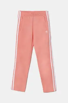 adidas Originals pantaloni de trening pentru copii culoarea roz, cu imprimeu, JD1634 imagine