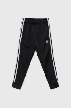 adidas Originals pantaloni de trening pentru copii SST TRACK PANTS culoarea negru, cu imprimeu, IX7630 imagine
