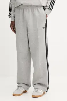 adidas Originals pantaloni de trening Spacer Drill Tp culoarea gri, cu imprimeu, JX1505 imagine