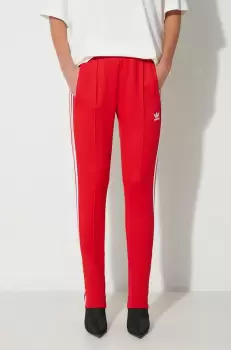 adidas Originals pantaloni de trening SST Classic TP culoarea rosu, cu imprimeu, IK6603 imagine