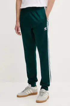 adidas Originals pantaloni de trening Sst Tp culoarea verde, cu imprimeu, JY1288 imagine