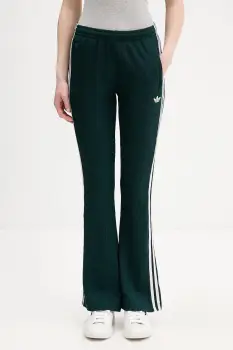 adidas Originals pantaloni de trening Waffle culoarea verde, cu imprimeu, KS7794 imagine