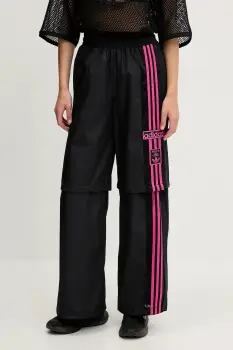 adidas Originals pantaloni de trening Woven Trackpant culoarea negru, cu imprimeu, JD0088 imagine