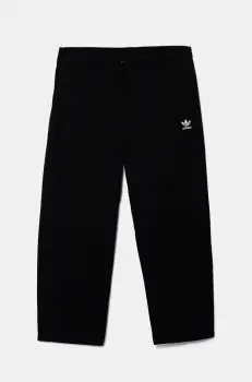 adidas Originals pantaloni Essential barbati, culoarea negru, cu fason chinos, JD2442 imagine