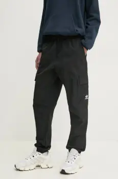 adidas Originals pantaloni Essential barbati, culoarea negru, neted, JD2453 imagine